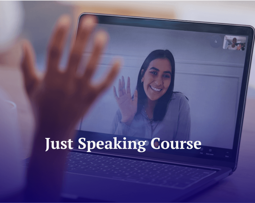 just speaking english course